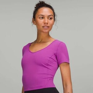 Lululemon Align T-Shirt in Vivid Plum